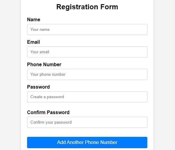 HTML Form
